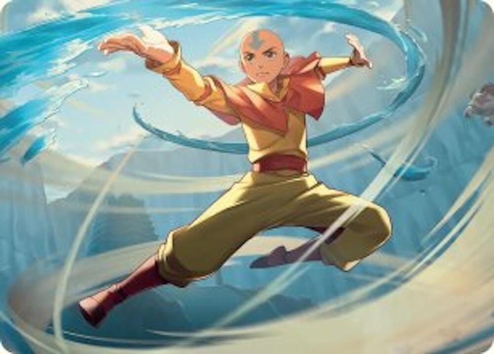 Aang, Swift Savior Art Card card image