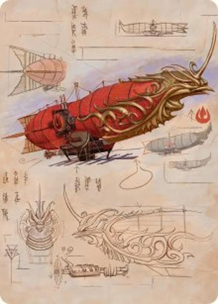 Phoenix Fleet Airship Art Card card image
