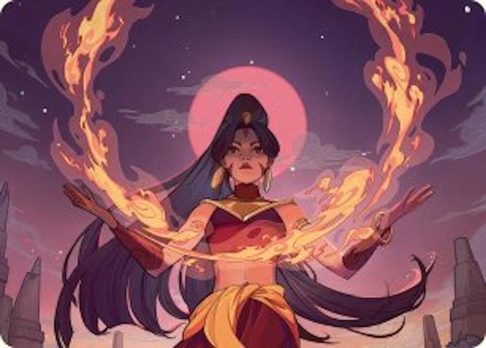 Firebending Student Art Card card image