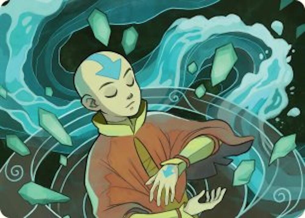 Aang, at the Crossroads Art Card card image