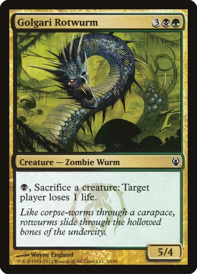Golgari Rotwurm card image