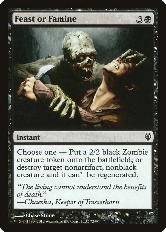 Feast or Famine card image
