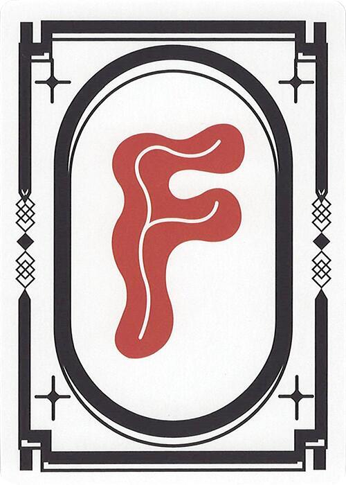 Letter Card - F card image