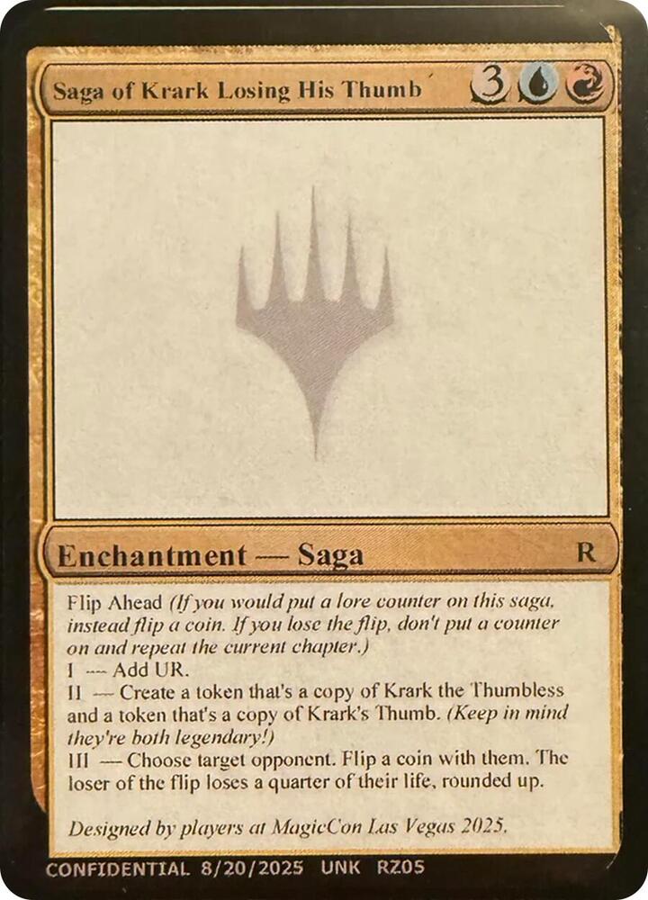 Saga of Krark Losing His Thumb card image