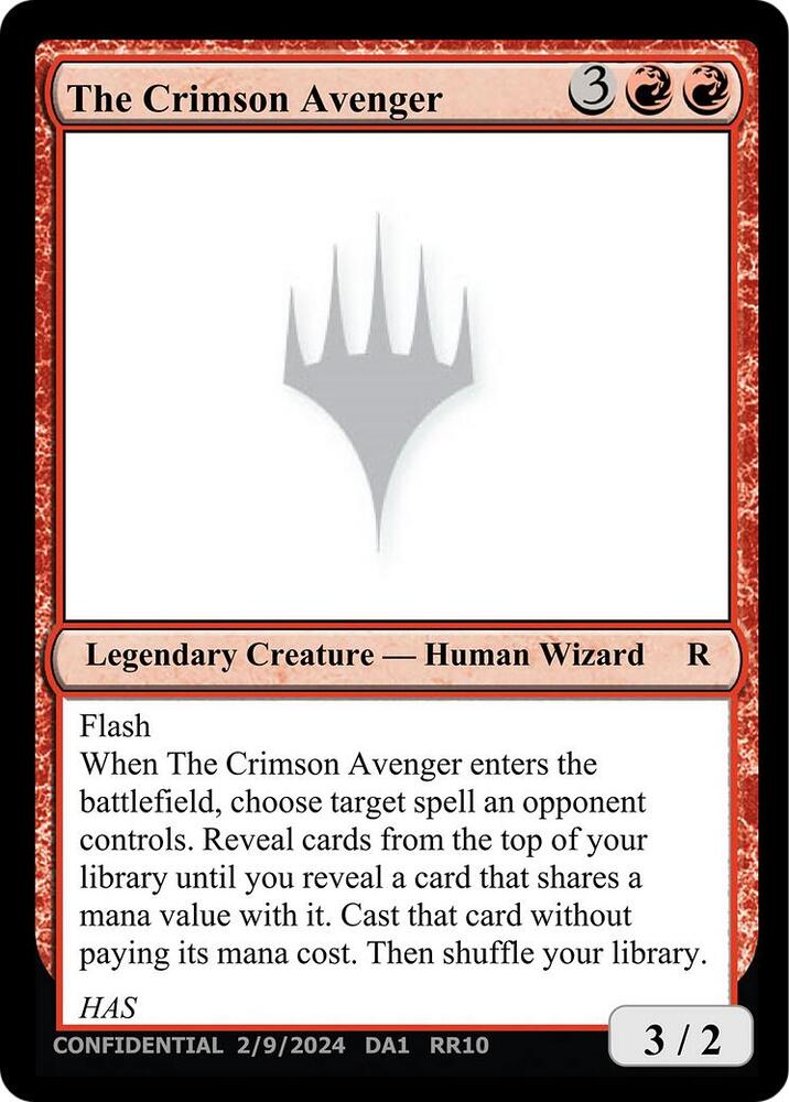 The Crimson Avenger card image