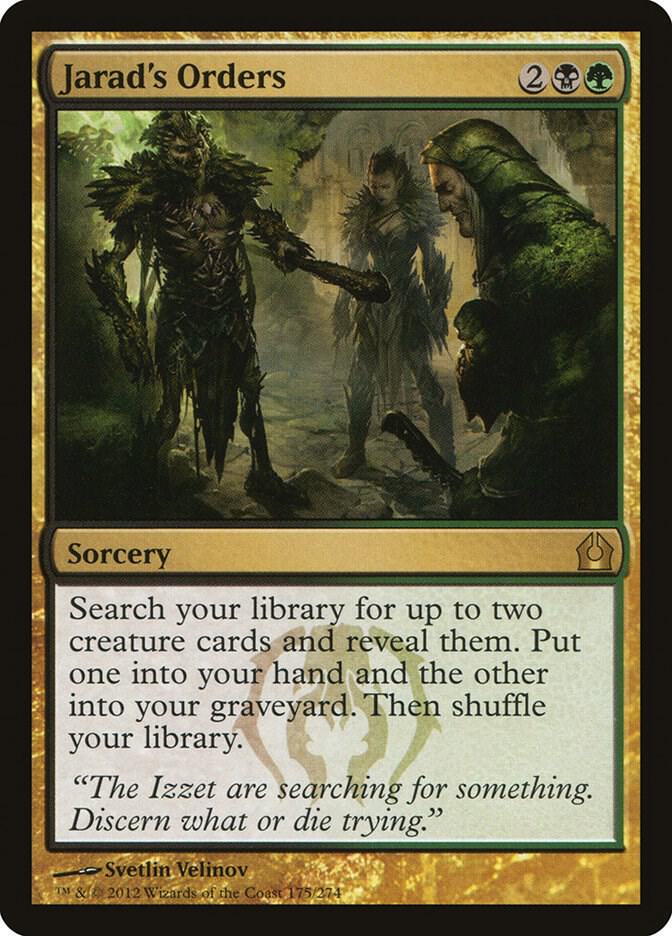 Jarad's Orders card image