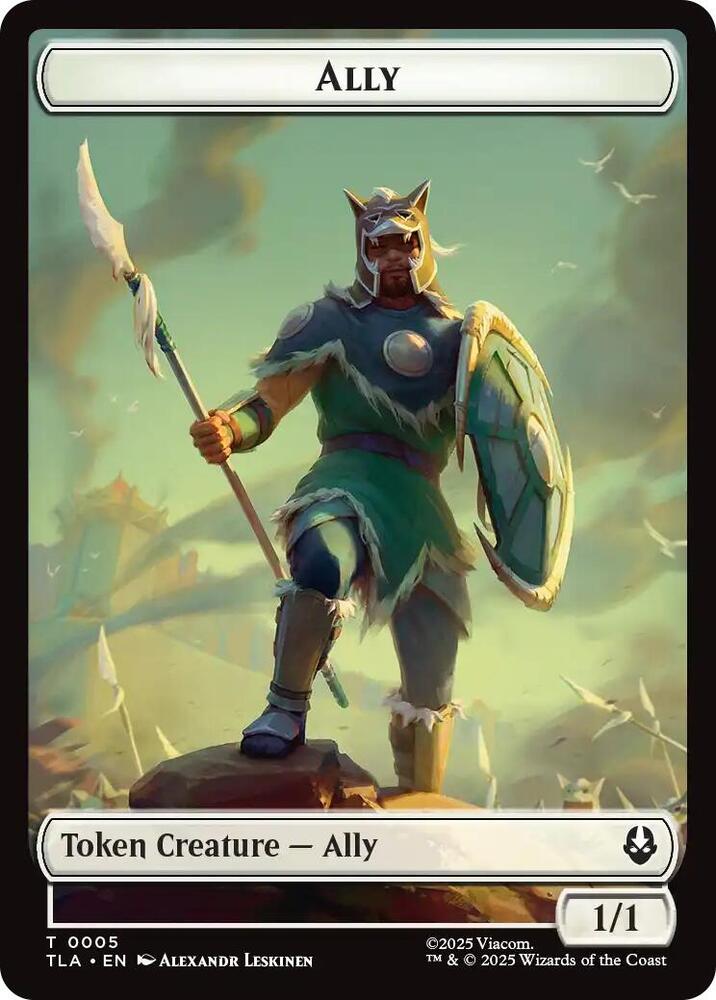 Ally (0005) // Soldier (0002) Double-Sided Token card image