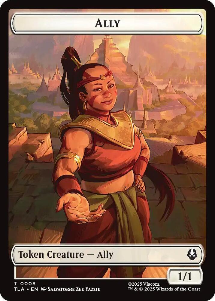 Ally (0008) // Soldier (0002) Double-Sided Token card image