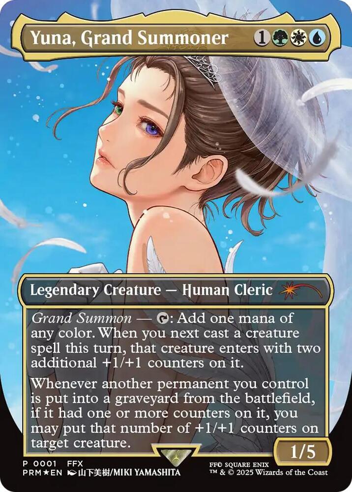 Yuna, Grand Summoner (Borderless) card image