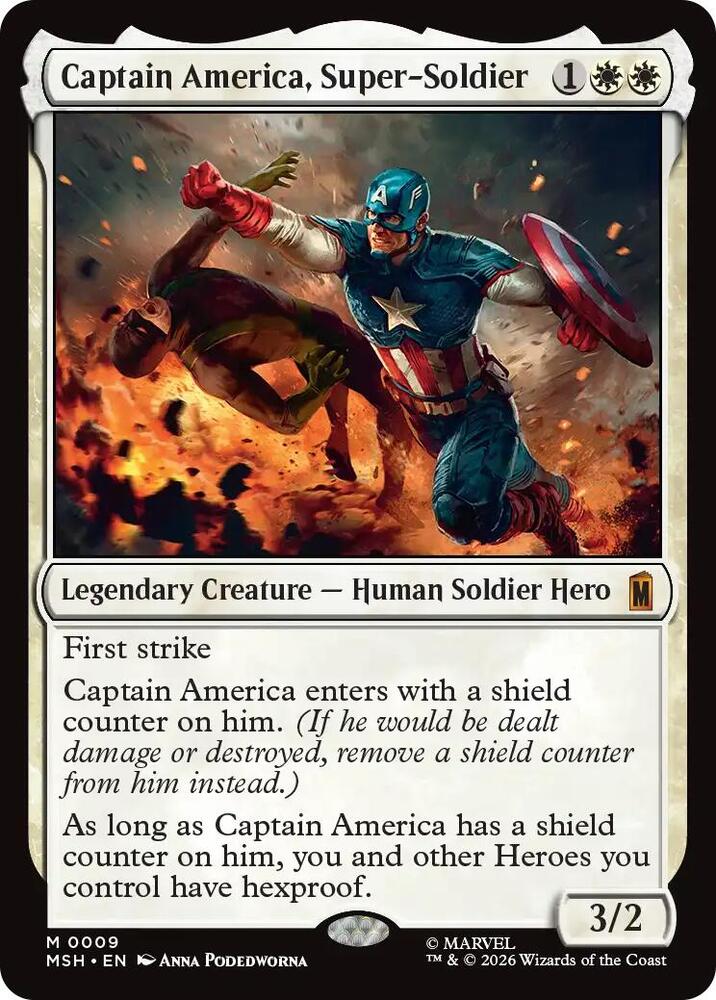 Captain America, Super-Soldier card image
