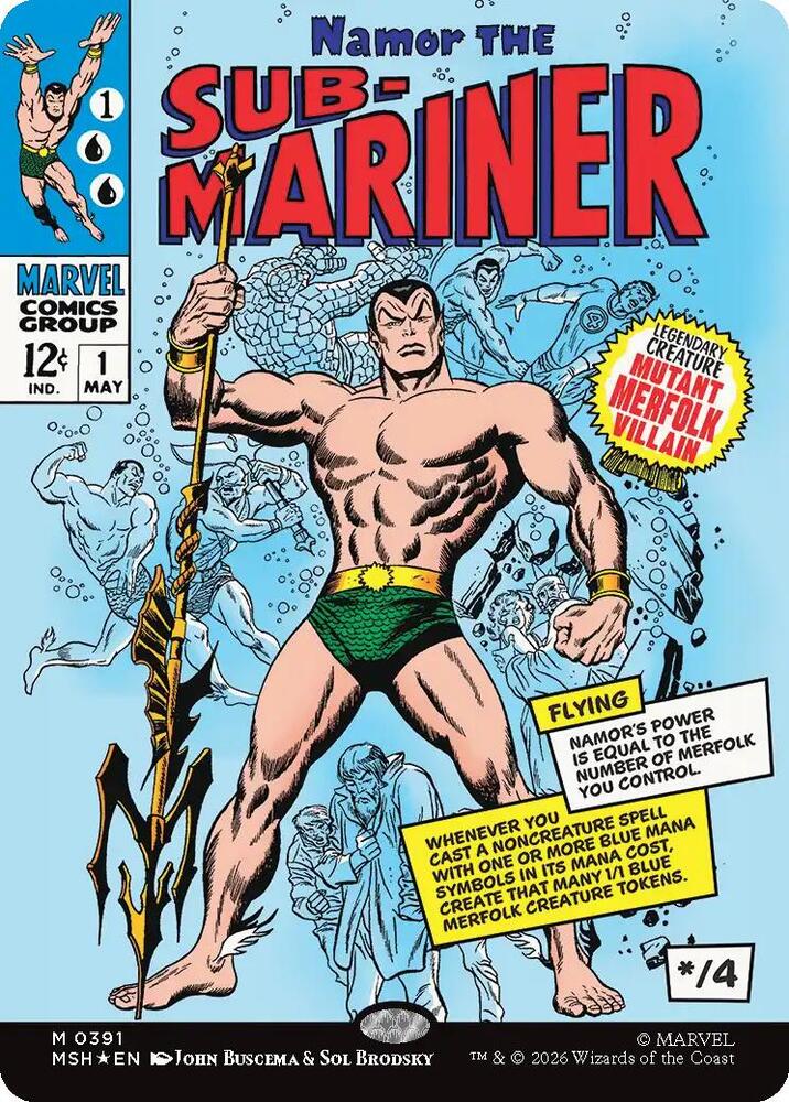 Namor the Sub-Mariner (Borderless) (0391) card image