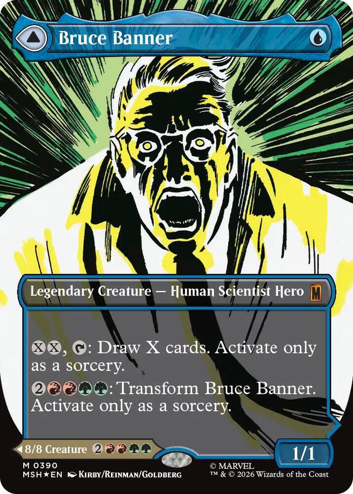 Bruce Banner (Borderless) (0390) card image