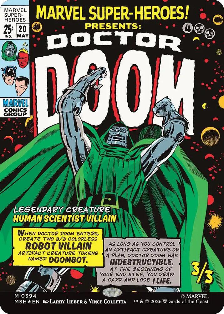 Doctor Doom (Borderless) (0394) card image