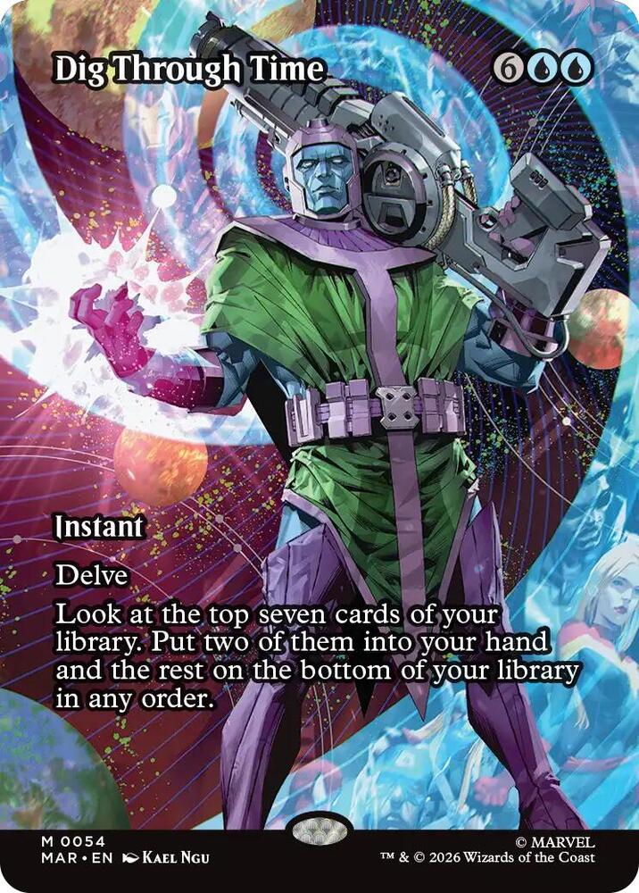 Dig Through Time (Borderless) card image