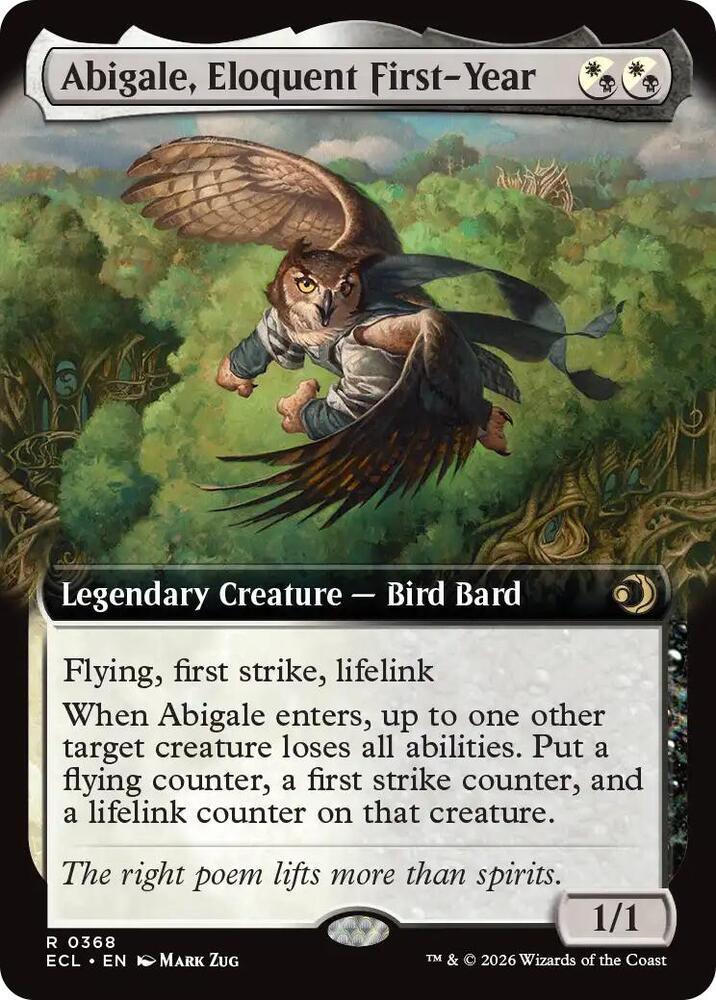 Abigale, Eloquent First-Year (Extended Art) card image