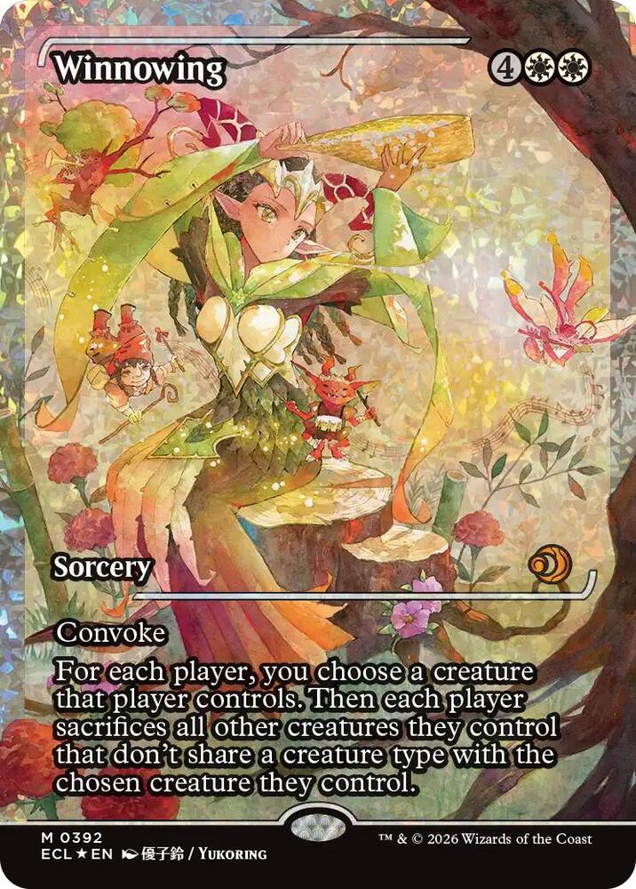 Winnowing (Showcase) (Fracture Foil) card image