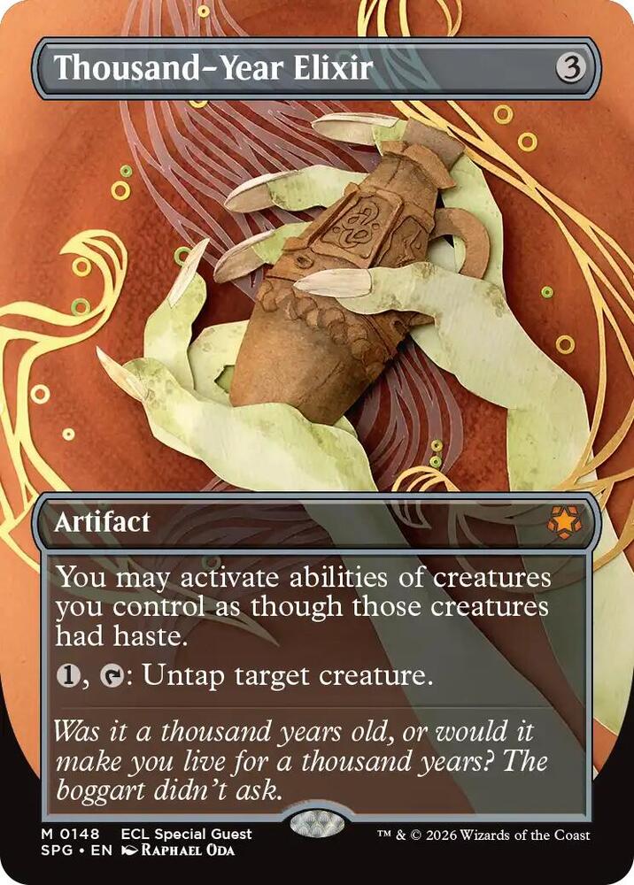 Thousand-Year Elixir (Borderless) card image