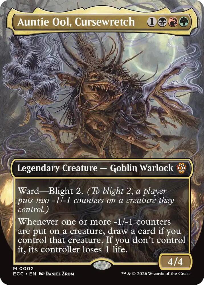 Auntie Ool, Cursewretch (Borderless) card image