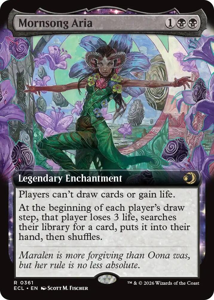 Mornsong Aria (Extended Art) card image