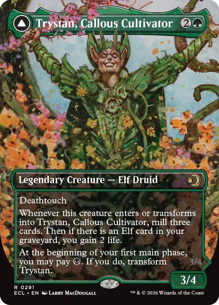 Trystan, Callous Cultivator (Borderless) card image