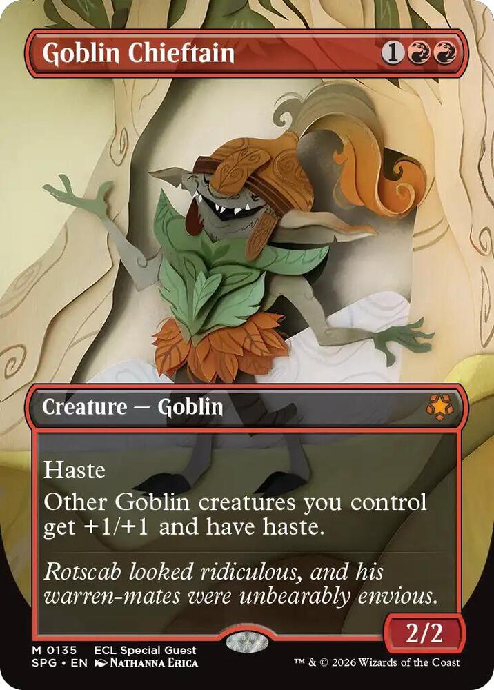 Goblin Chieftain (Borderless) card image