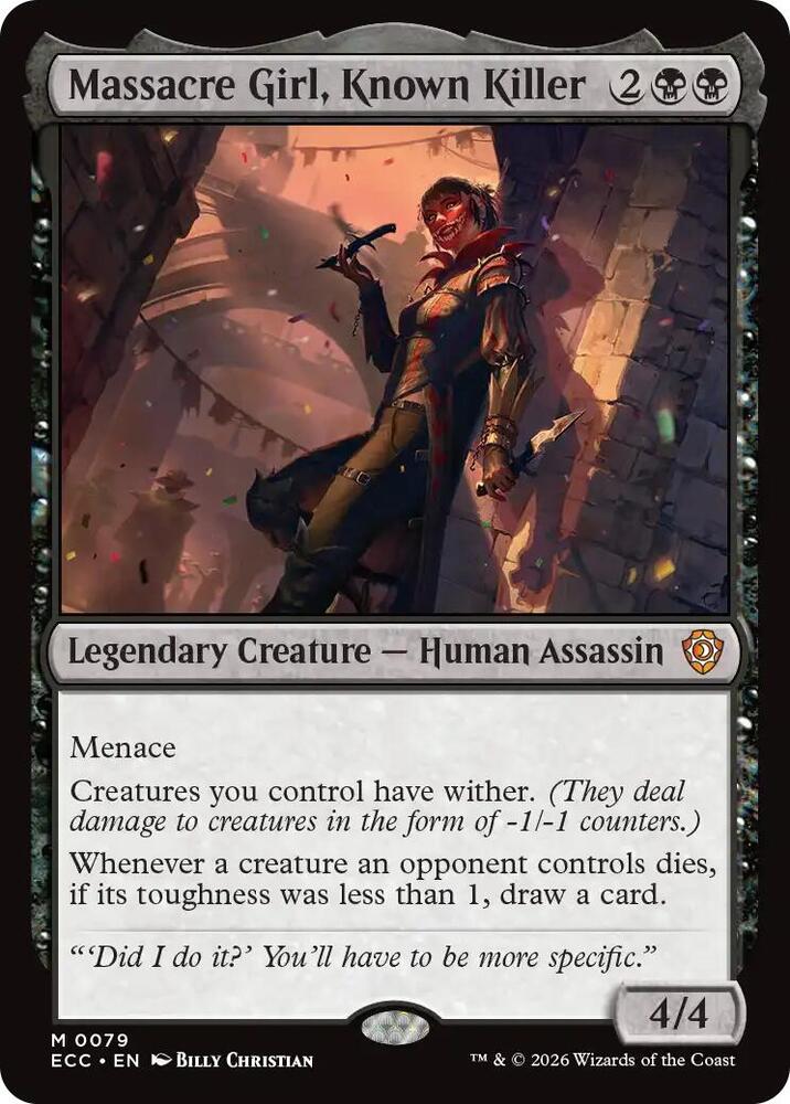 Massacre Girl, Known Killer card image