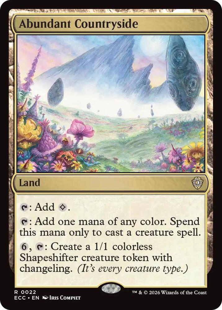 Abundant Countryside card image
