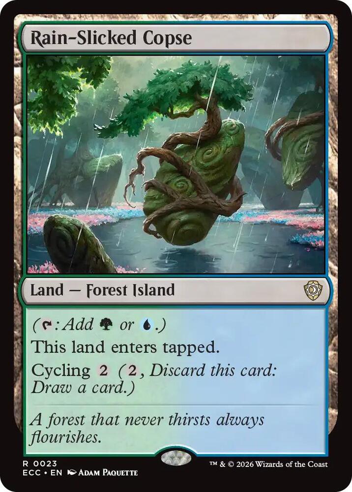 Rain-Slicked Copse card image