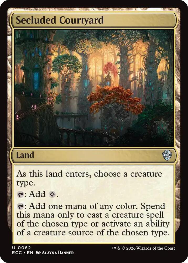 Secluded Courtyard card image