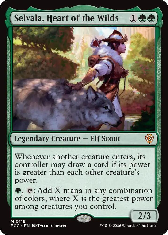 Selvala, Heart of the Wilds card image