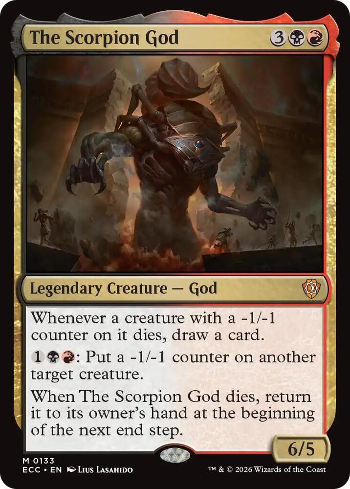 The Scorpion God card image