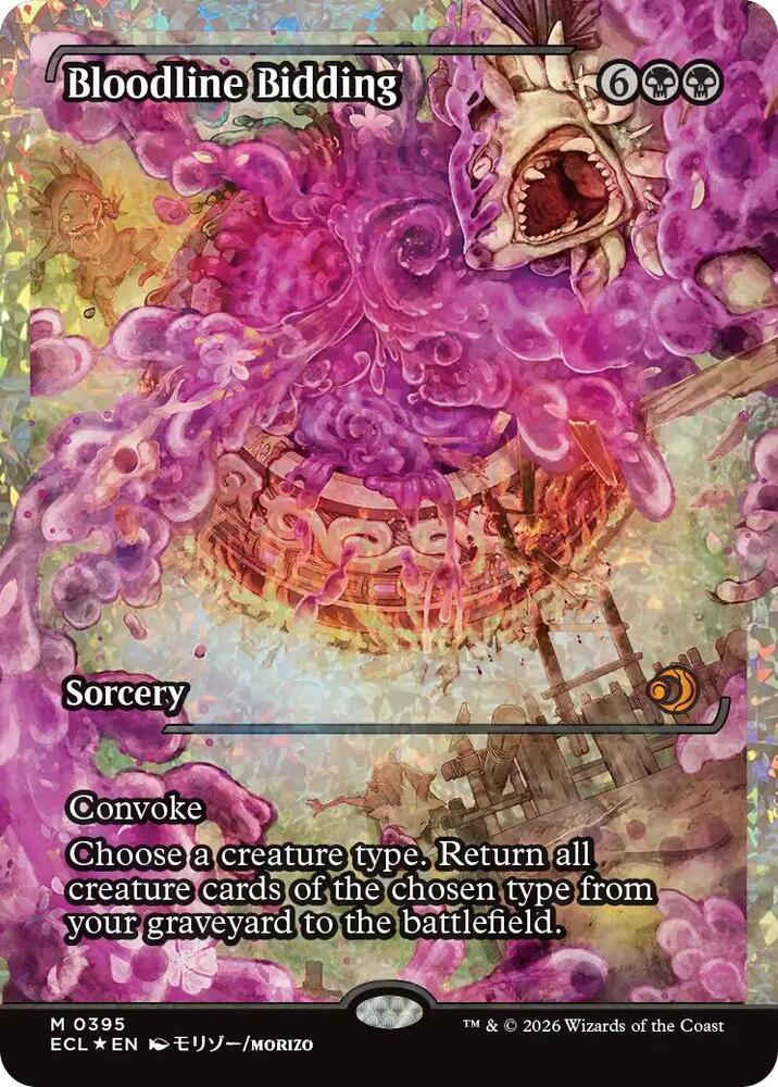 Bloodline Bidding (Showcase) (Fracture Foil) card image