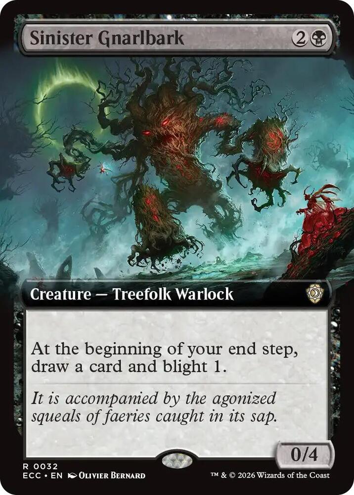 Sinister Gnarlbark (Extended Art) card image