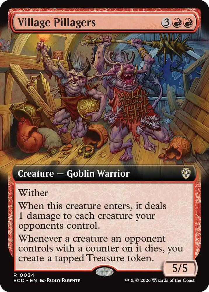 Village Pillagers (Extended Art) card image