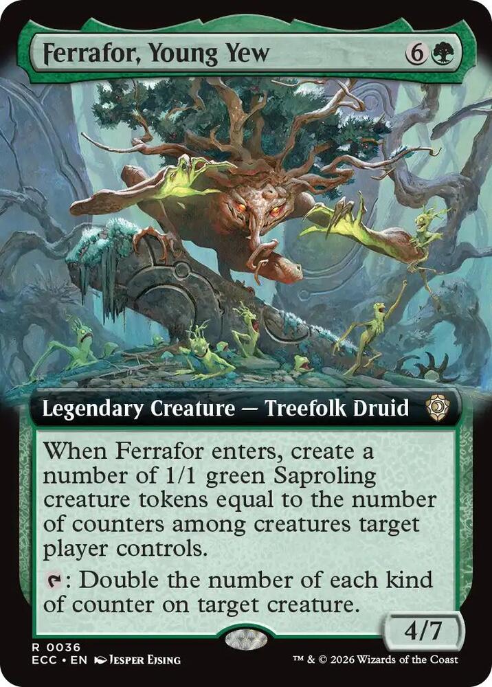 Ferrafor, Young Yew (Extended Art) card image