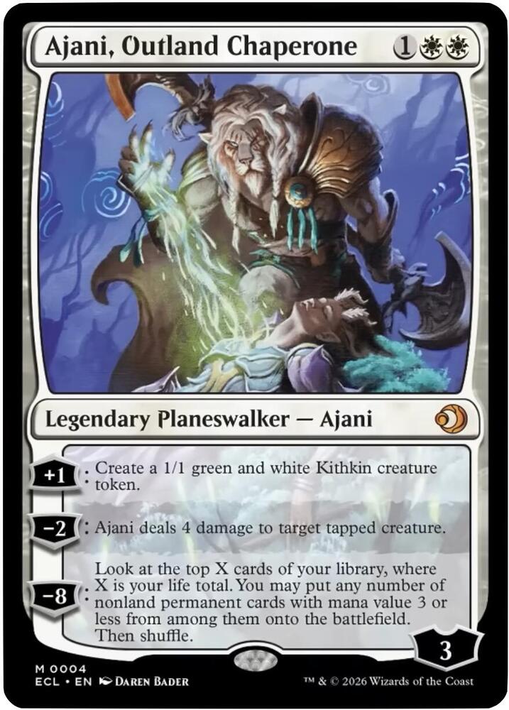 Ajani, Outland Chaperone card image