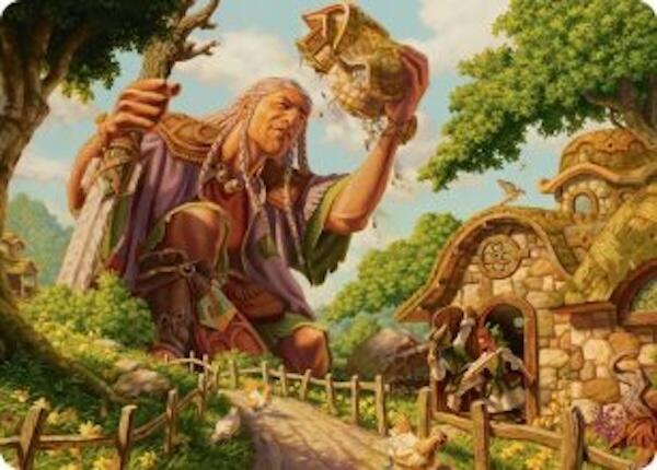Curious Colossus Art Card card image