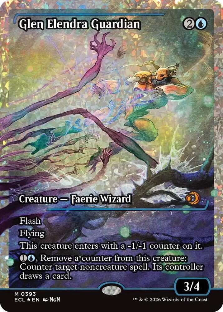 Glen Elendra Guardian (0393) (Showcase) (Fracture Foil) card image