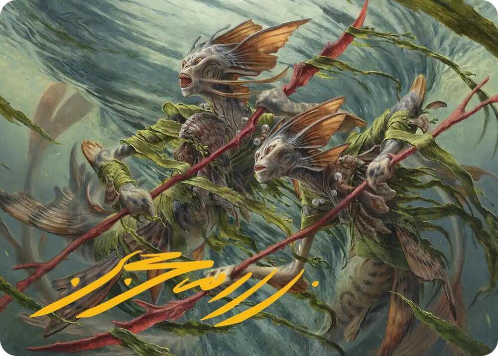 Champions of the Shoal Art Card (Gold-Stamped Signature) card image
