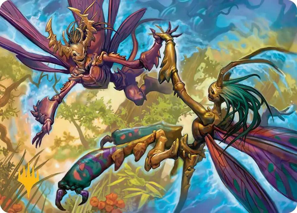 Illusion Spinners Art Card (Gold-Stamped Planeswalker Symbol) card image