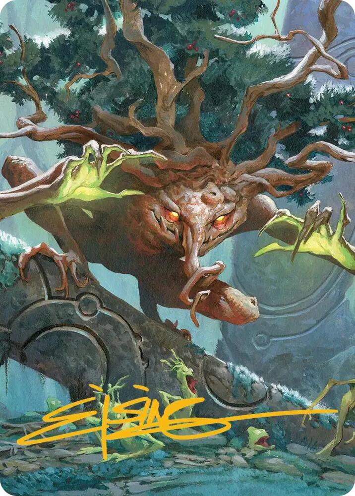 Ferrafor, Young Yew Art Card (Gold-Stamped Signature) card image
