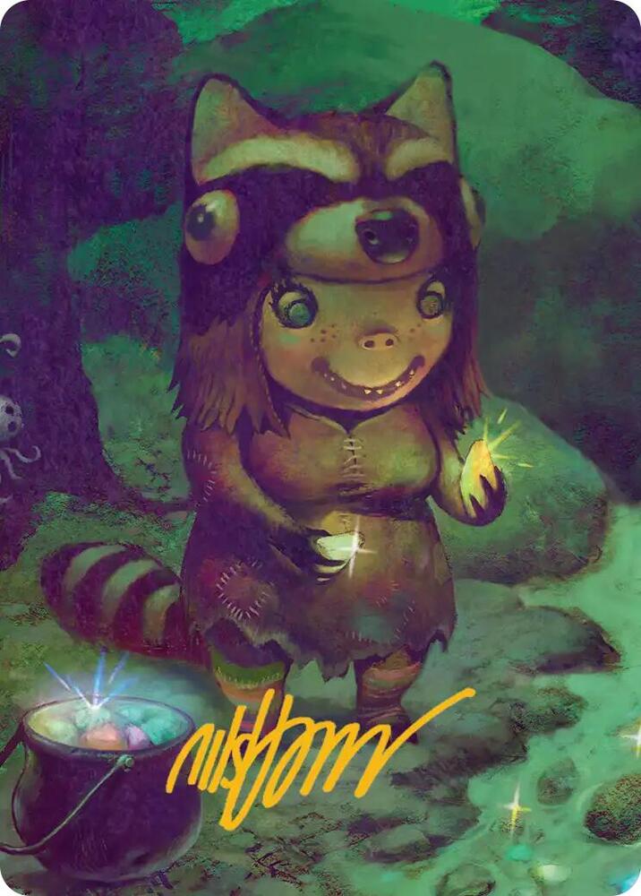Glister Bairn Art Card (Gold-Stamped Signature) card image