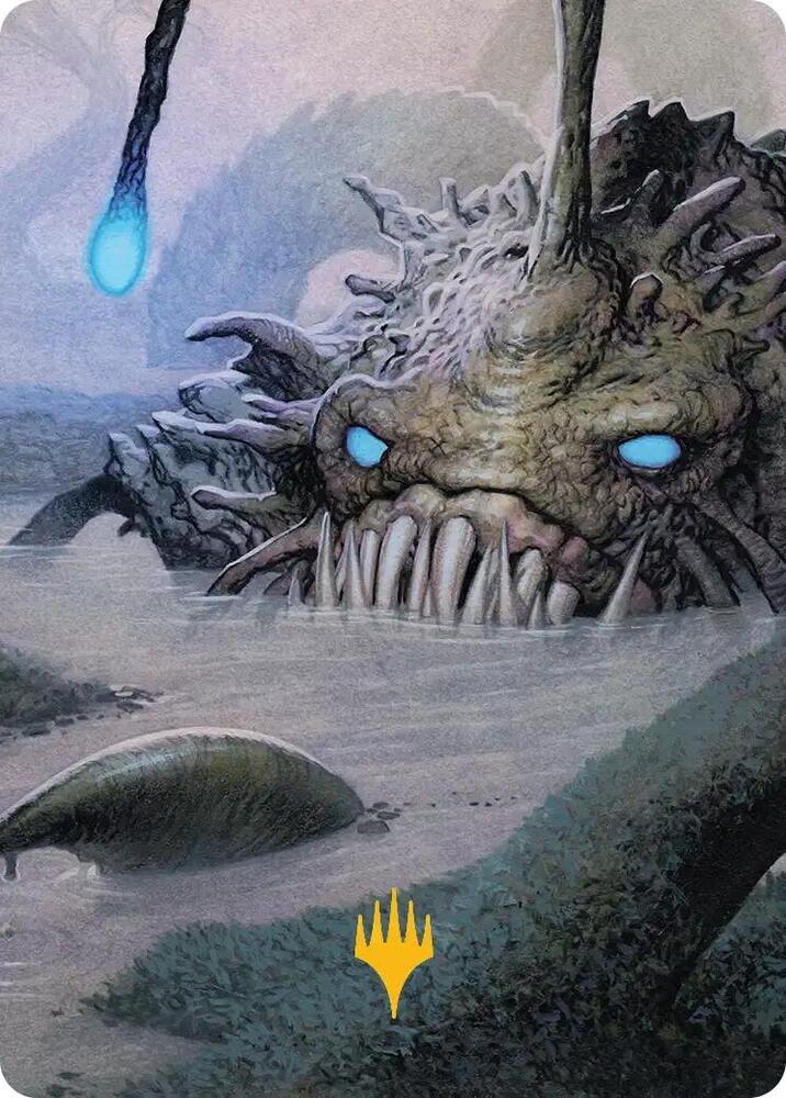 Deceit Art Card (Gold-Stamped Planeswalker Symbol) card image