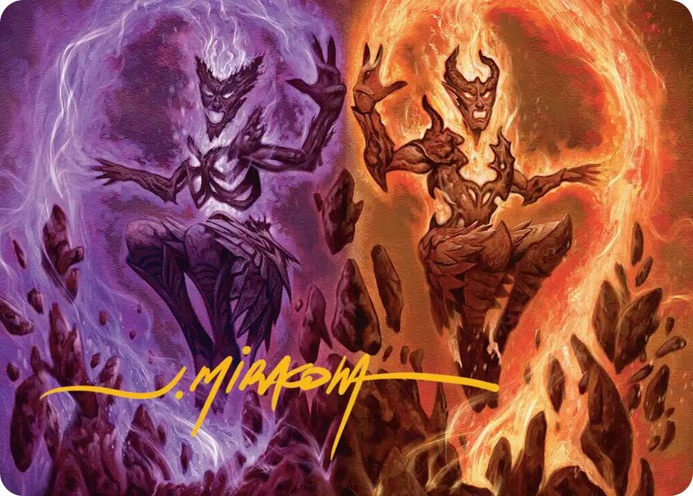 Fire Covenant Art Card (Gold-Stamped Signature) card image