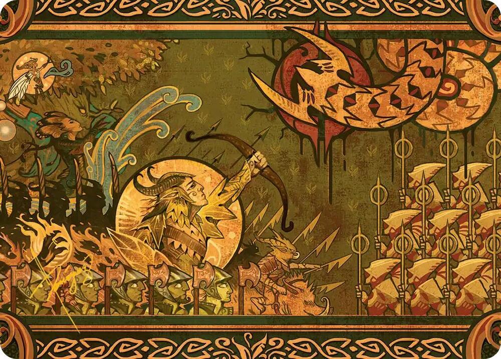 Chronicle of Victory Art Card (Gold-Stamped Signature) card image