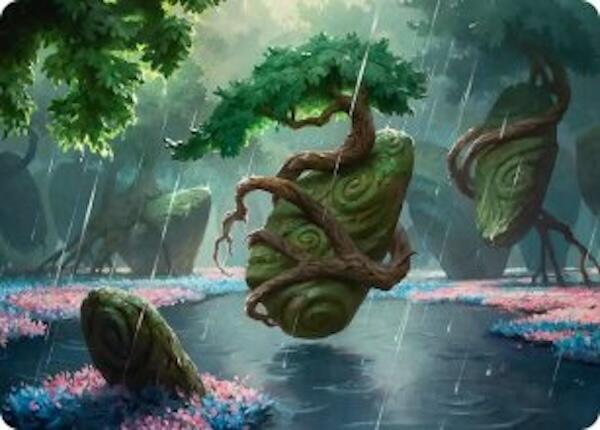 Rain-Slicked Copse Art Card card image