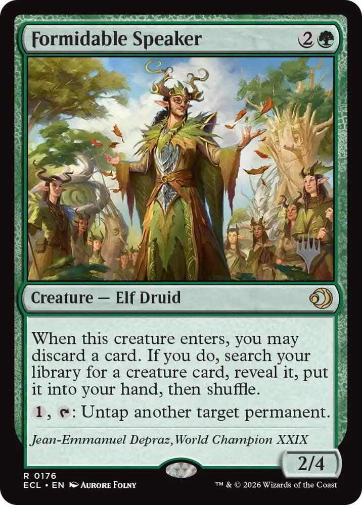 Formidable Speaker card image