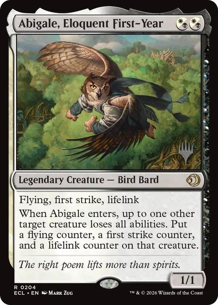 Abigale, Eloquent First-Year card image
