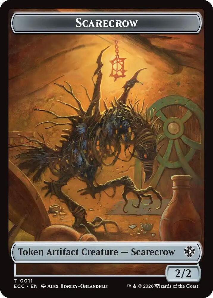 Scarecrow // Treasure Double-Sided Token card image