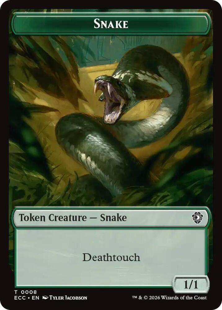 Snake // Scarecrow Double-Sided Token card image